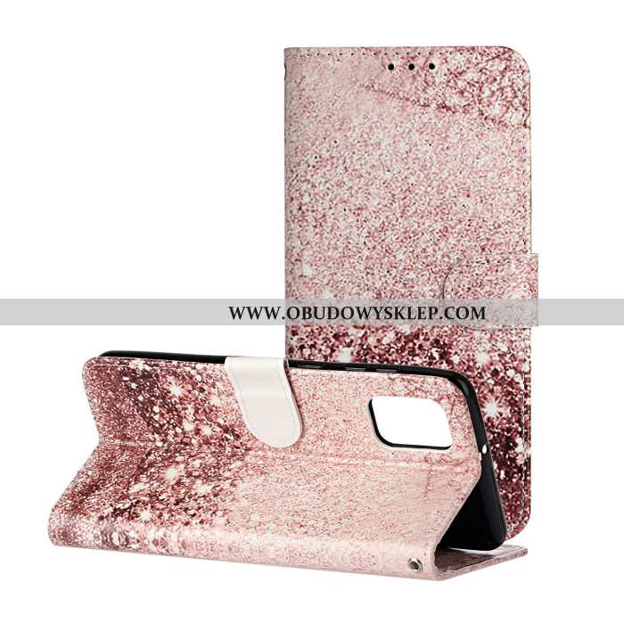 Futerał Samsung Galaxy A41 Piękny Kreskówka Gwiazda, Pokrowce Samsung Galaxy A41 Trendy Klapa Biała