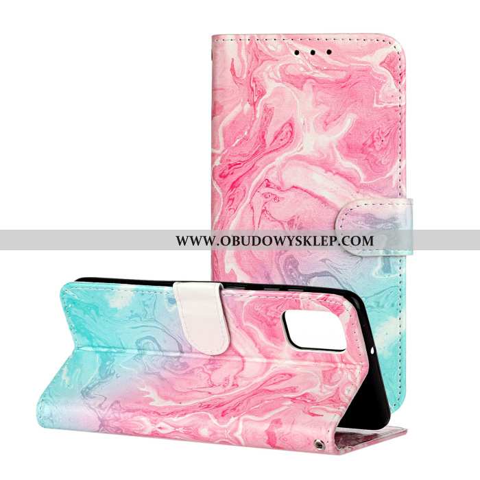 Futerał Samsung Galaxy A41 Piękny Kreskówka Gwiazda, Pokrowce Samsung Galaxy A41 Trendy Klapa Biała