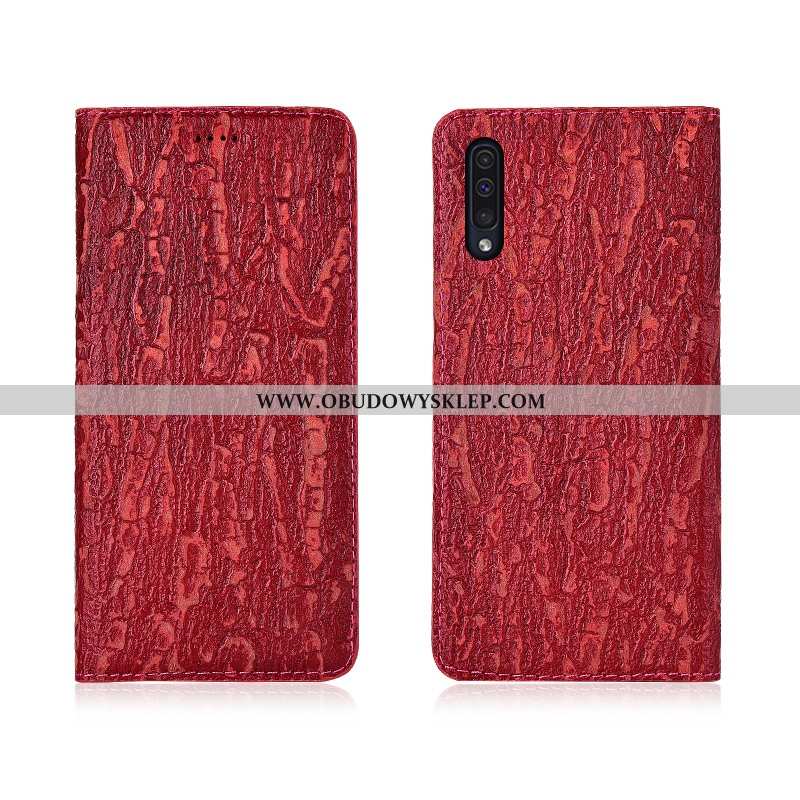 Futerał Samsung Galaxy A50 Skórzane Etui Ochraniacz Prawdziwa Skóra, Pokrowce Samsung Galaxy A50 Nub