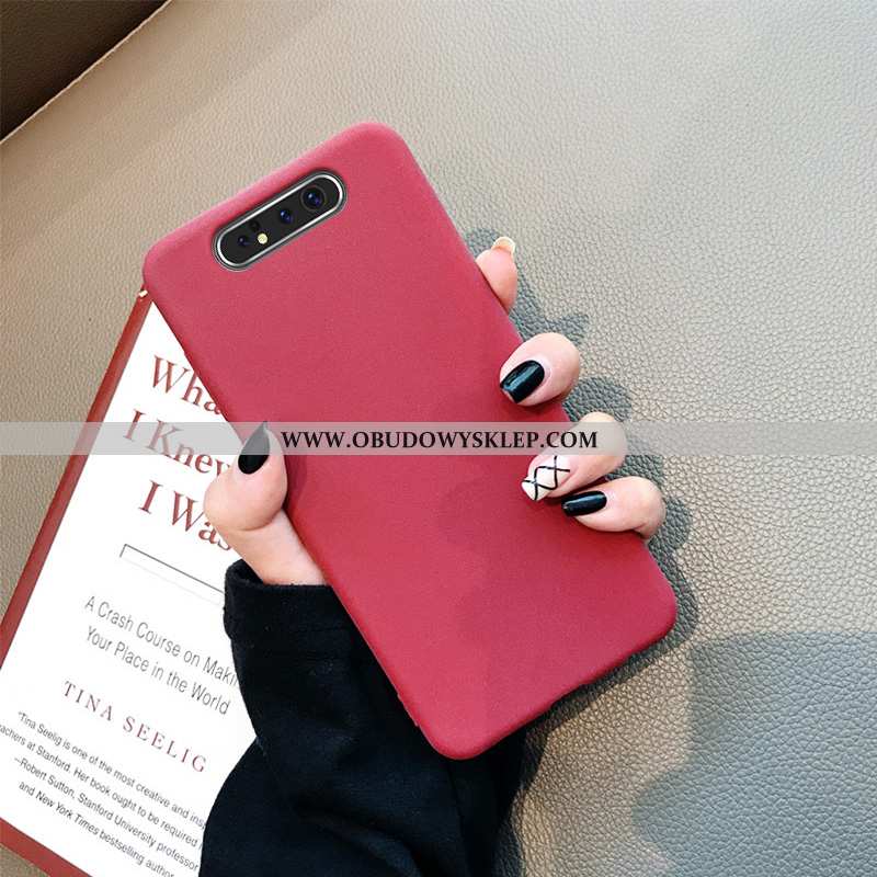 Futerał Samsung Galaxy A80 Trendy Telefon Komórkowy Nubuku, Pokrowce Samsung Galaxy A80 Silikonowe A