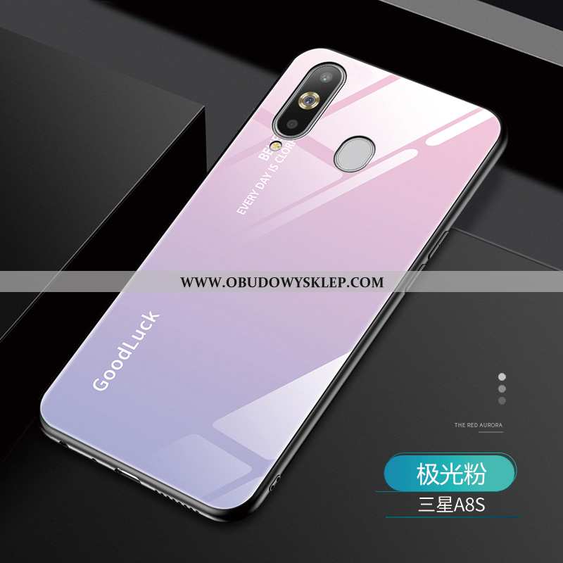 Futerał Samsung Galaxy A8s Szkło Gradient Lustro, Pokrowce Samsung Galaxy A8s Moda Telefon Komórkowy