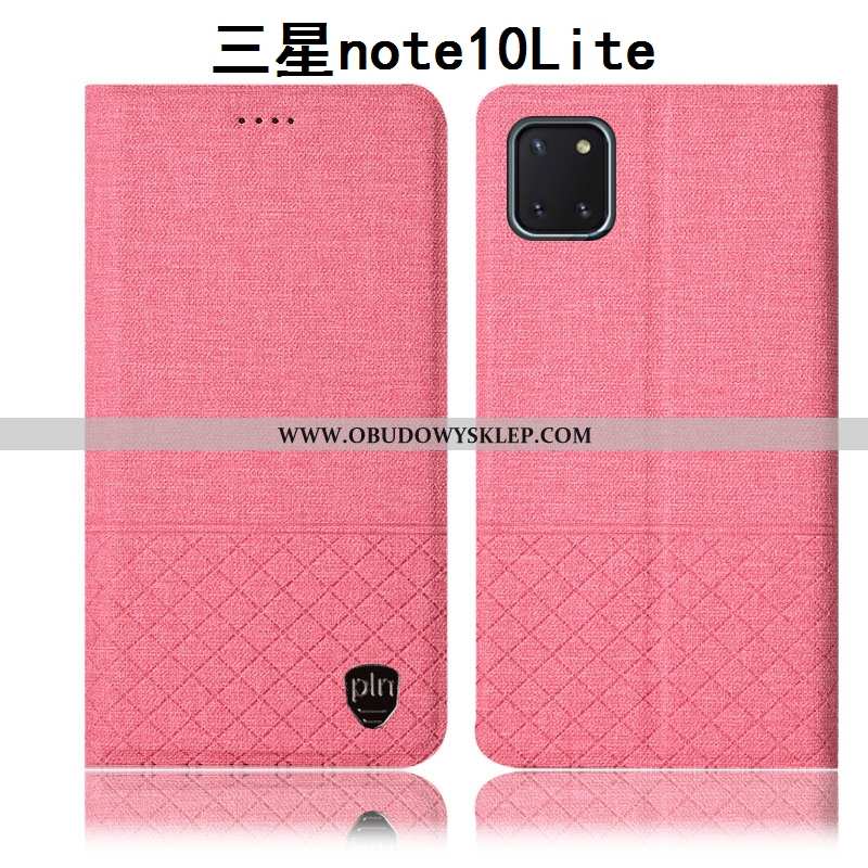 Futerał Samsung Galaxy Note 10 Lite Bawełna I Len Niebieski All Inclusive, Pokrowce Samsung Galaxy N