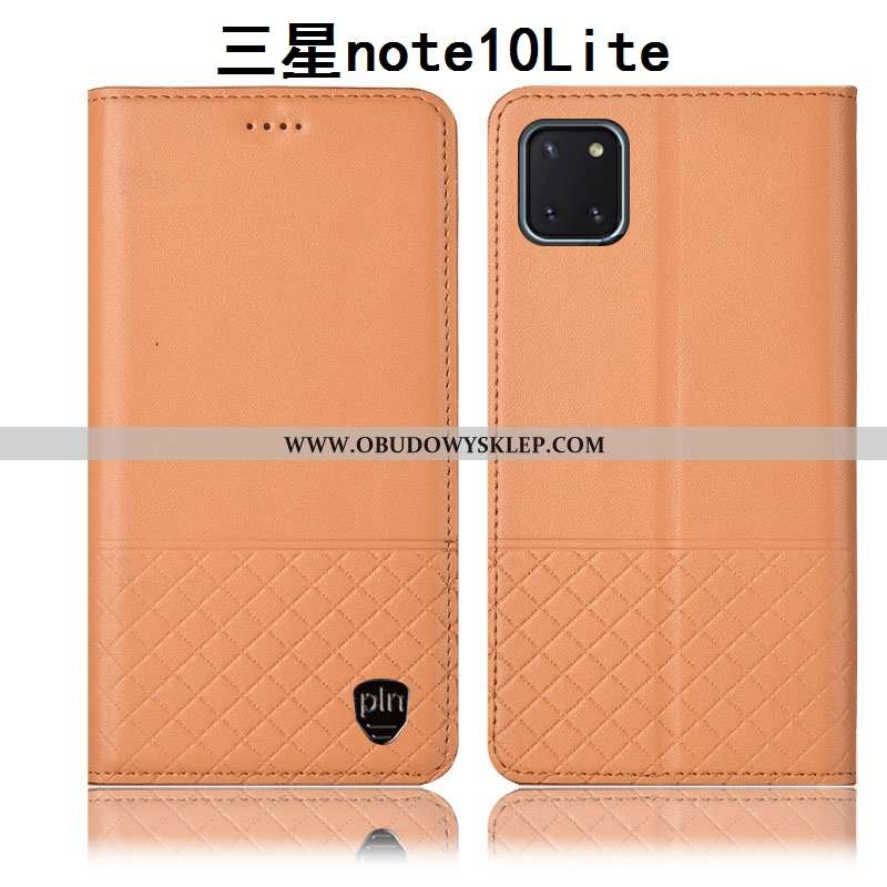 Futerał Samsung Galaxy Note 10 Lite Prawdziwa Skóra Telefon Komórkowy All Inclusive, Pokrowce Samsun