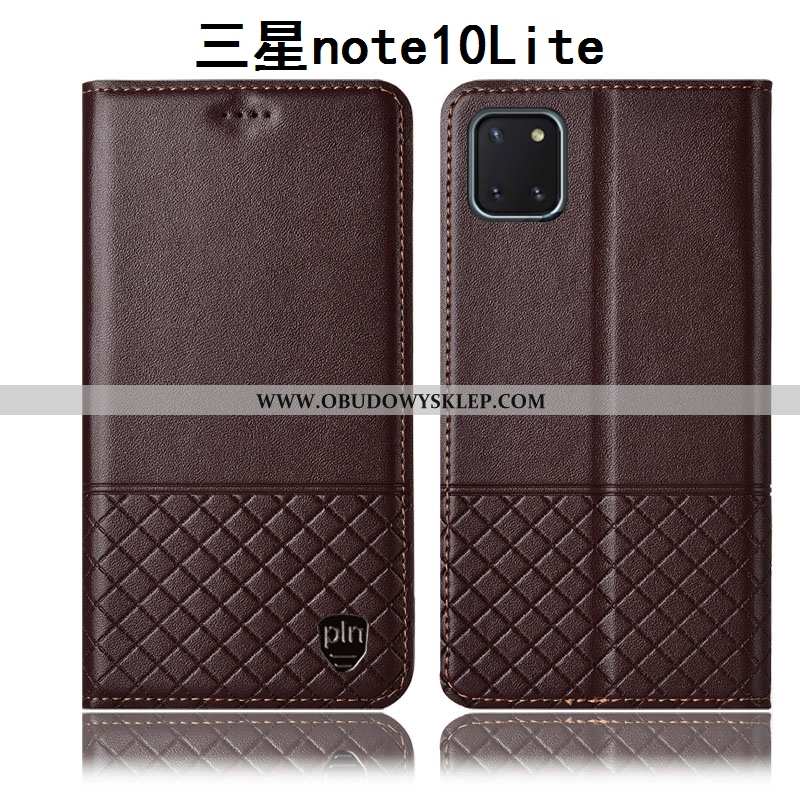 Futerał Samsung Galaxy Note 10 Lite Prawdziwa Skóra Telefon Komórkowy All Inclusive, Pokrowce Samsun