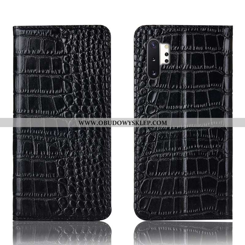 Futerał Samsung Galaxy Note 10+ Skórzane Etui Brązowy Krokodyl, Pokrowce Samsung Galaxy Note 10+ Och
