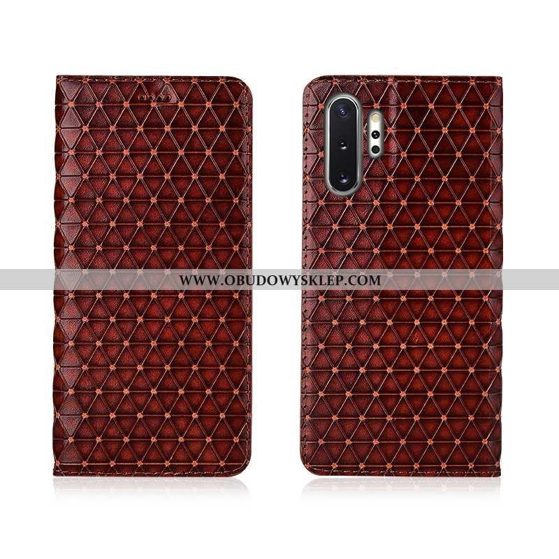 Futerał Samsung Galaxy Note 10+ Skórzane Etui Nowy Anti-fall, Pokrowce Samsung Galaxy Note 10+ Prawd