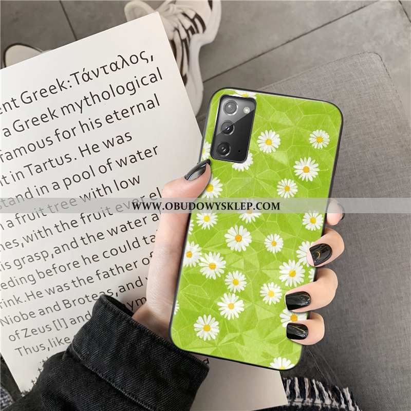 Futerał Samsung Galaxy Note20 Miękki Mały Anti-fall, Pokrowce Samsung Galaxy Note20 Świeży Biała