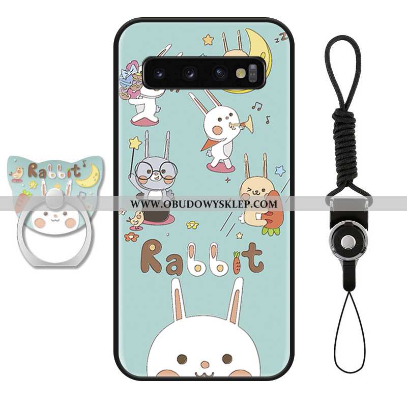 Futerał Samsung Galaxy S10+ Moda Kreatywne Kotek, Pokrowce Samsung Galaxy S10+ Wiszące Ozdoby Anti-f