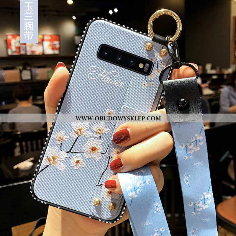 Futerał Samsung Galaxy S10+ Trendy Świeży Etui, Pokrowce Samsung Galaxy S10+ Miękki Ochraniacz Rozow