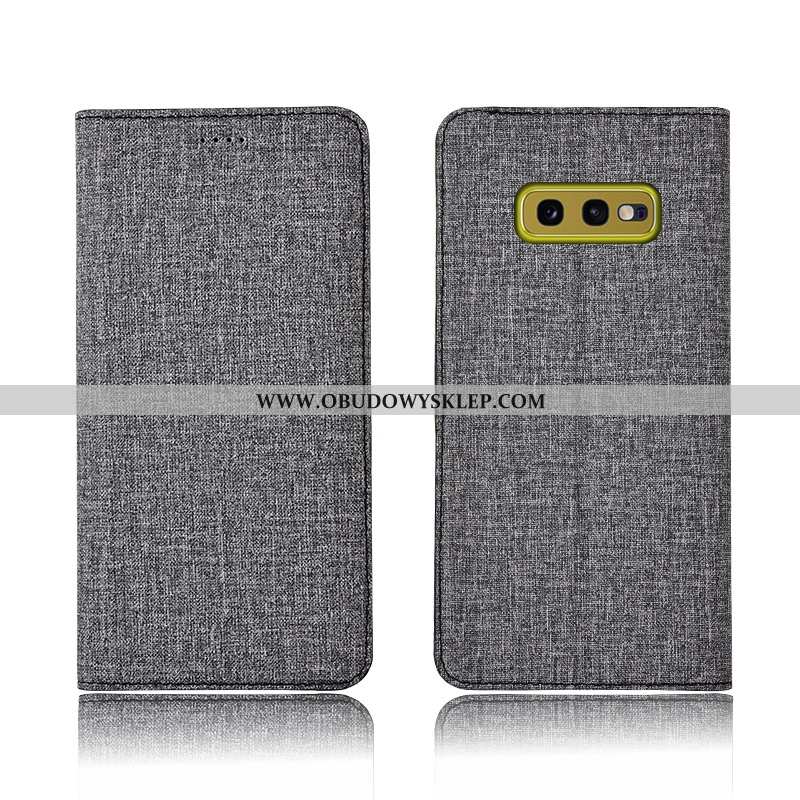 Futerał Samsung Galaxy S10e Ochraniacz Skórzane Etui Klapa, Pokrowce Samsung Galaxy S10e Bawełna I L