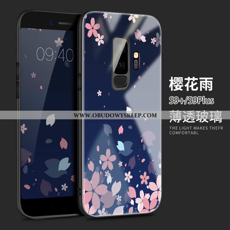 Futerał Samsung Galaxy S9+ Ochraniacz Kreatywne Ciemno Niebieski, Pokrowce Samsung Galaxy S9+ Szkło 