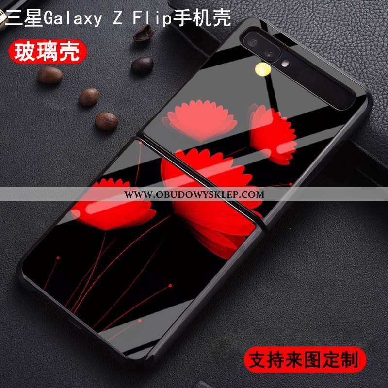 Futerał Samsung Z Flip Trendy Telefon Komórkowy Wzór, Pokrowce Samsung Z Flip Ochraniacz Moda Biała