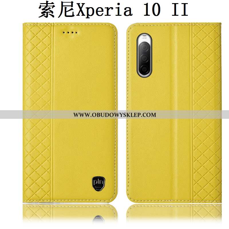 Futerał Sony Xperia 10 Ii Prawdziwa Skóra Anti-fall, Pokrowce Sony Xperia 10 Ii Ochraniacz Obudowa C