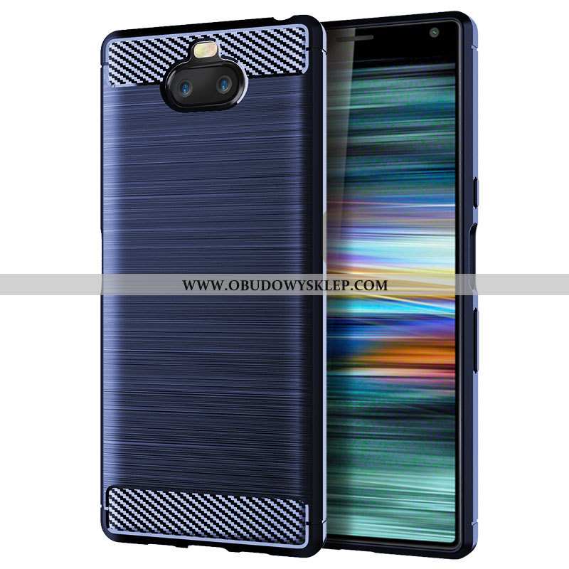 Futerał Sony Xperia 10 Miękki Ciemno Niebieski, Pokrowce Sony Xperia 10 Ochraniacz All Inclusive Gra