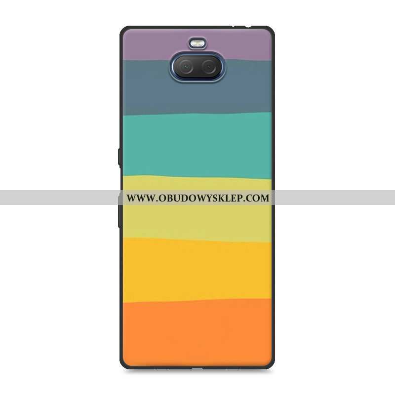 Futerał Sony Xperia 10 Plus Silikonowe Osobowość Żółty, Pokrowce Sony Xperia 10 Plus Ochraniacz Krea