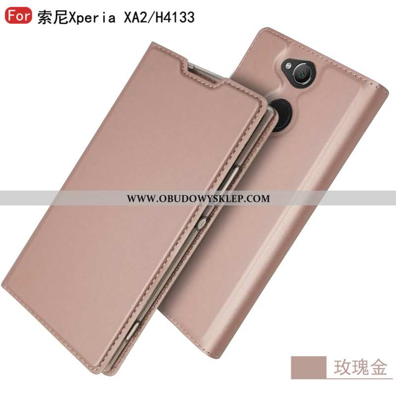 Futerał Sony Xperia Xa2 Trendy Obudowa Nowy, Pokrowce Sony Xperia Xa2 Skórzane Etui Biznes Czarna