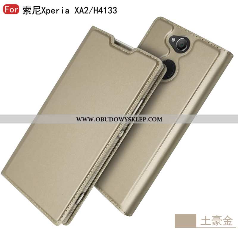 Futerał Sony Xperia Xa2 Trendy Obudowa Nowy, Pokrowce Sony Xperia Xa2 Skórzane Etui Biznes Czarna