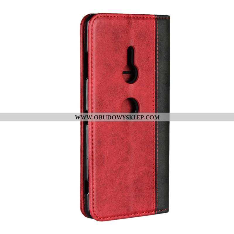 Futerał Sony Xperia Xz3 Ochraniacz Czarny Vintage, Pokrowce Sony Xperia Xz3 Skórzane Etui Telefon Ko