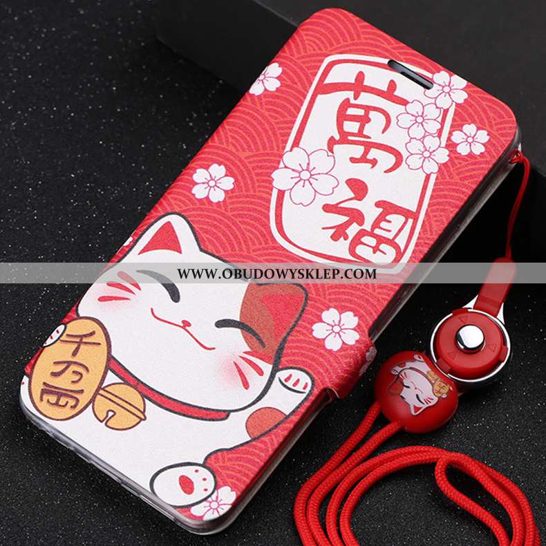 Futerał Xiaomi Mi 8 Pro Skórzane Etui Piękny Ochraniacz, Pokrowce Xiaomi Mi 8 Pro Nubuku Wzór Niebie