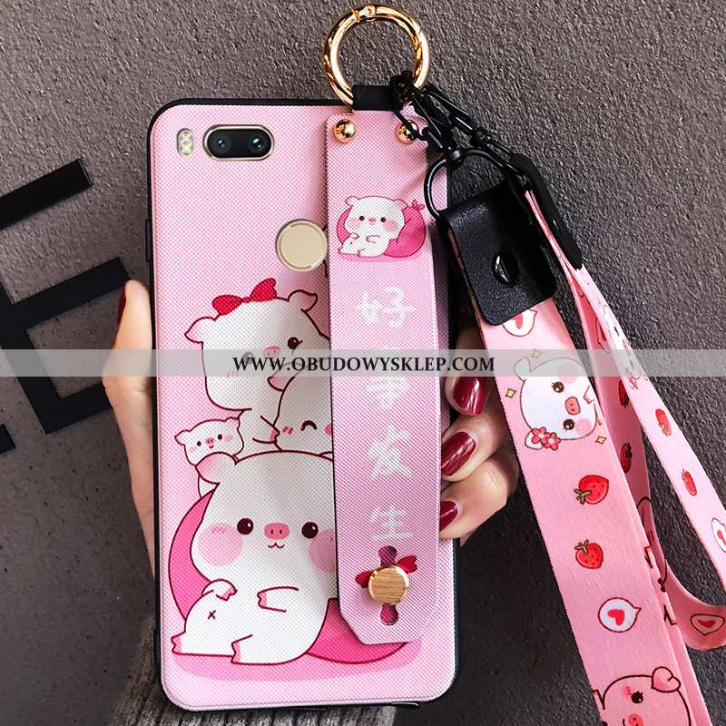 Futerał Xiaomi Mi A1 Kreskówka Czerwony Netto Wiszące Ozdoby, Pokrowce Xiaomi Mi A1 Piękny Telefon K