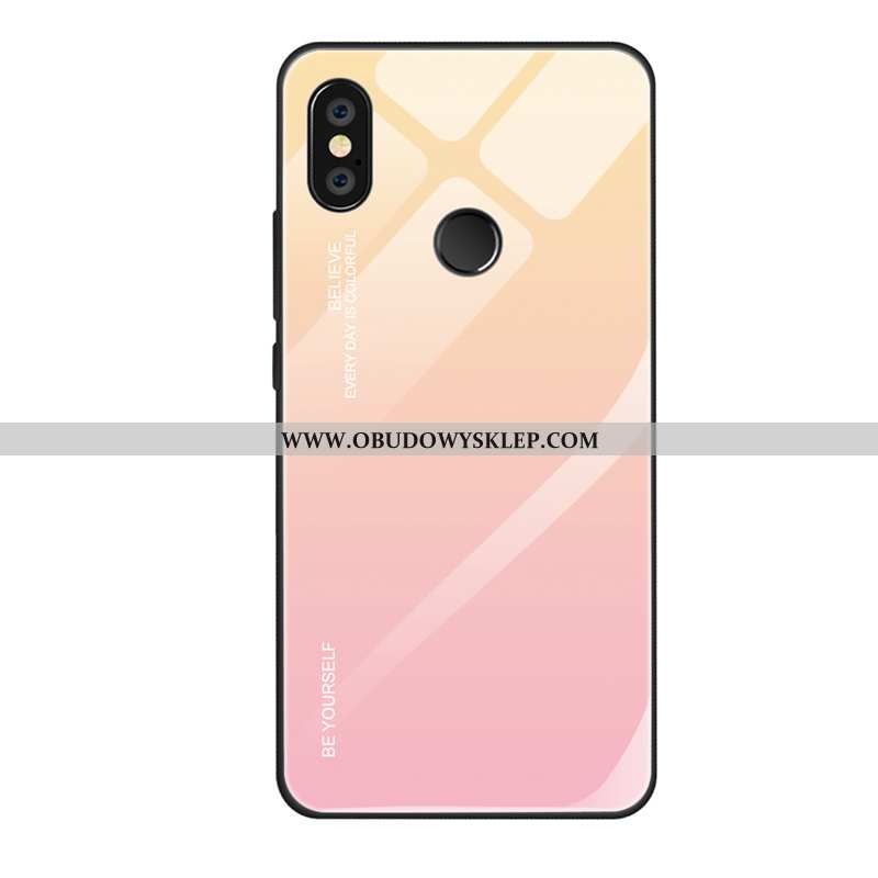 Futerał Xiaomi Mi A2 Lite Osobowość Gradient Mały, Pokrowce Xiaomi Mi A2 Lite Kreatywne Miękki Czerw