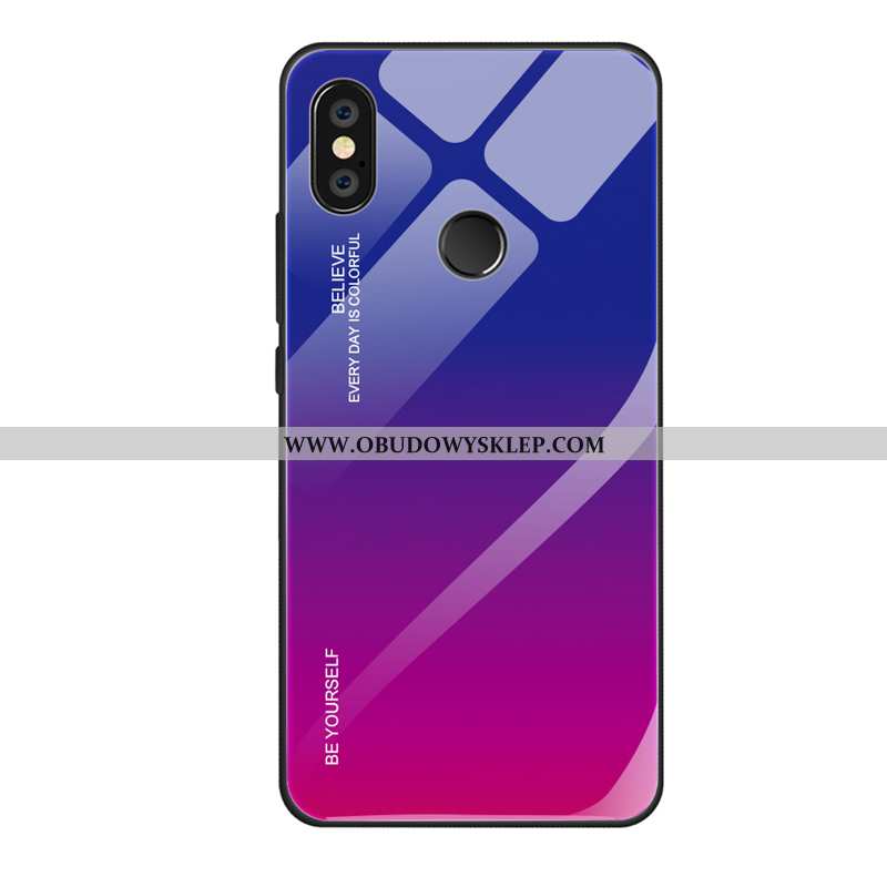 Futerał Xiaomi Mi A2 Lite Osobowość Gradient Mały, Pokrowce Xiaomi Mi A2 Lite Kreatywne Miękki Czerw