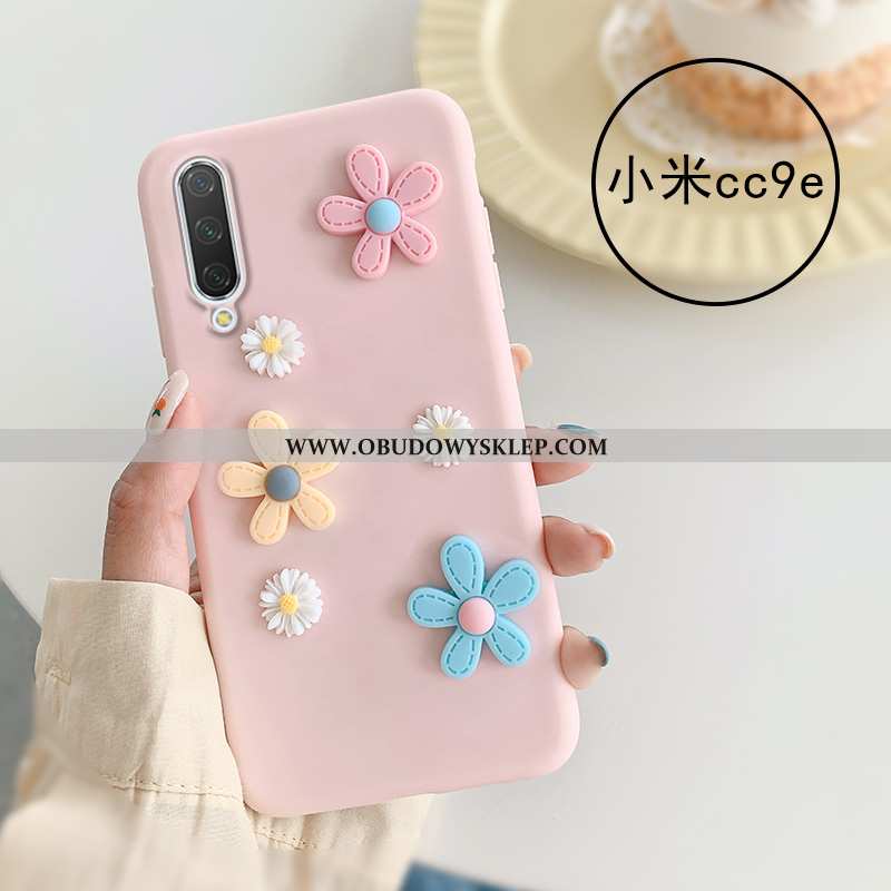 Futerał Xiaomi Mi A3 Miękki Trójwymiarowy Futerał, Pokrowce Xiaomi Mi A3 Silikonowe Świeży Rozowa
