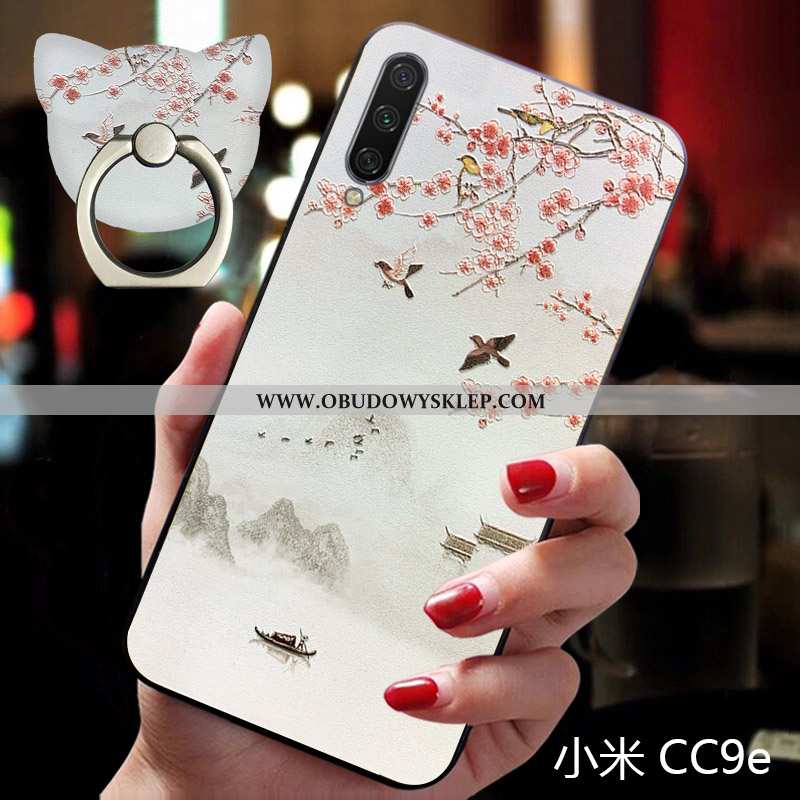 Futerał Xiaomi Mi A3 Miękki Wiszące Ozdoby Relief, Pokrowce Xiaomi Mi A3 Silikonowe Wiatr Rozowa