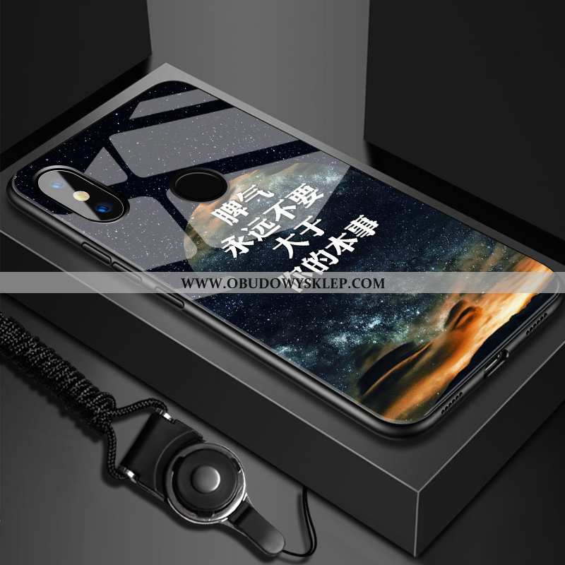 Futerał Xiaomi Mi Max 3 Kreatywne Osobowość Czarny, Pokrowce Xiaomi Mi Max 3 Szkło Czarna