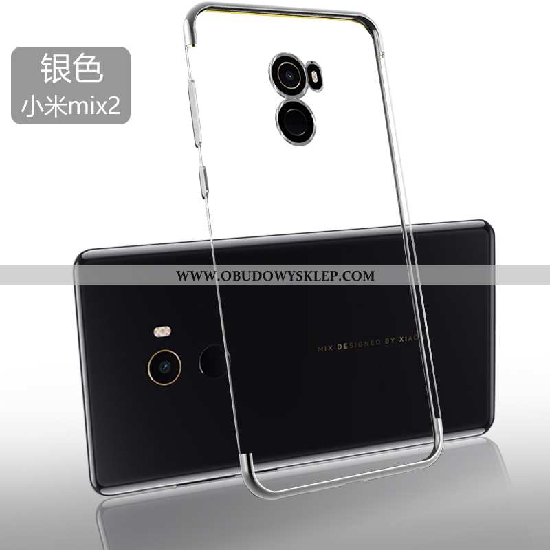 Futerał Xiaomi Mi Mix 2 Cienkie Silikonowe Etui, Pokrowce Xiaomi Mi Mix 2 Miękki All Inclusive Złote