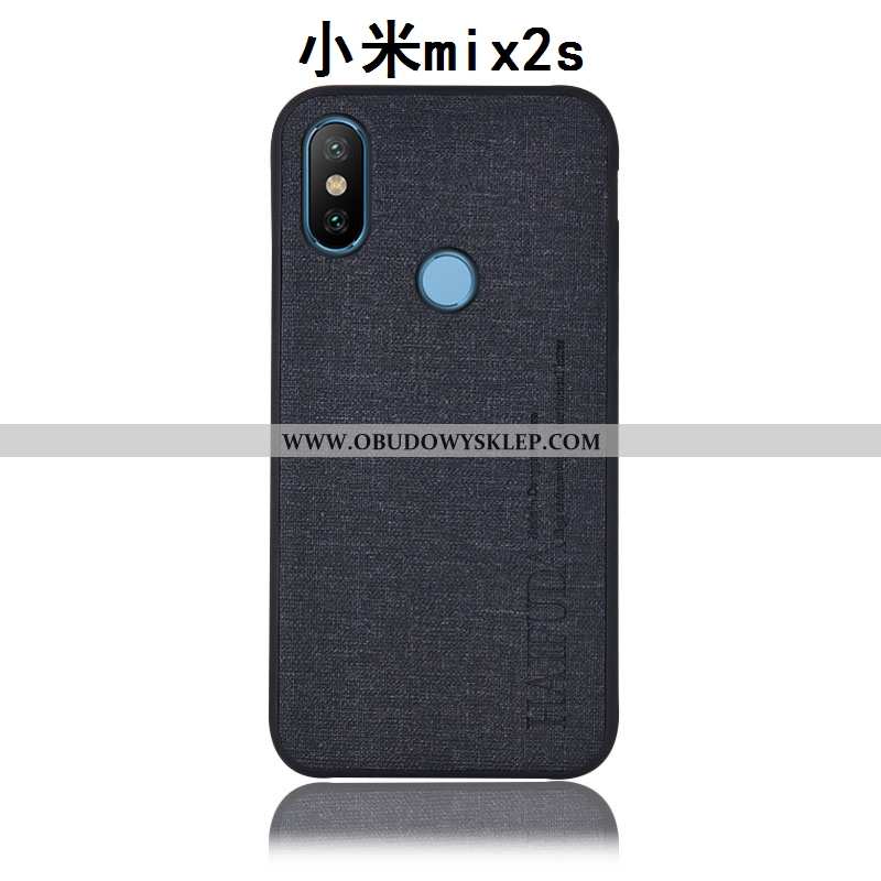 Futerał Xiaomi Mi Mix 2s Bawełna I Len Tylna Pokrywa Ochraniacz, Pokrowce Xiaomi Mi Mix 2s Skórzane 