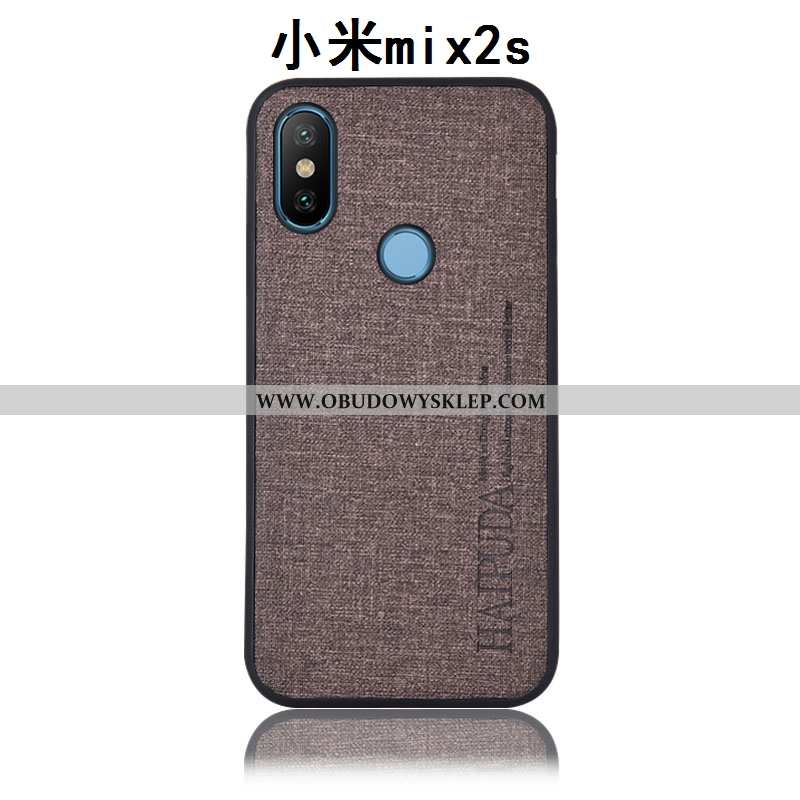 Futerał Xiaomi Mi Mix 2s Bawełna I Len Tylna Pokrywa Ochraniacz, Pokrowce Xiaomi Mi Mix 2s Skórzane 