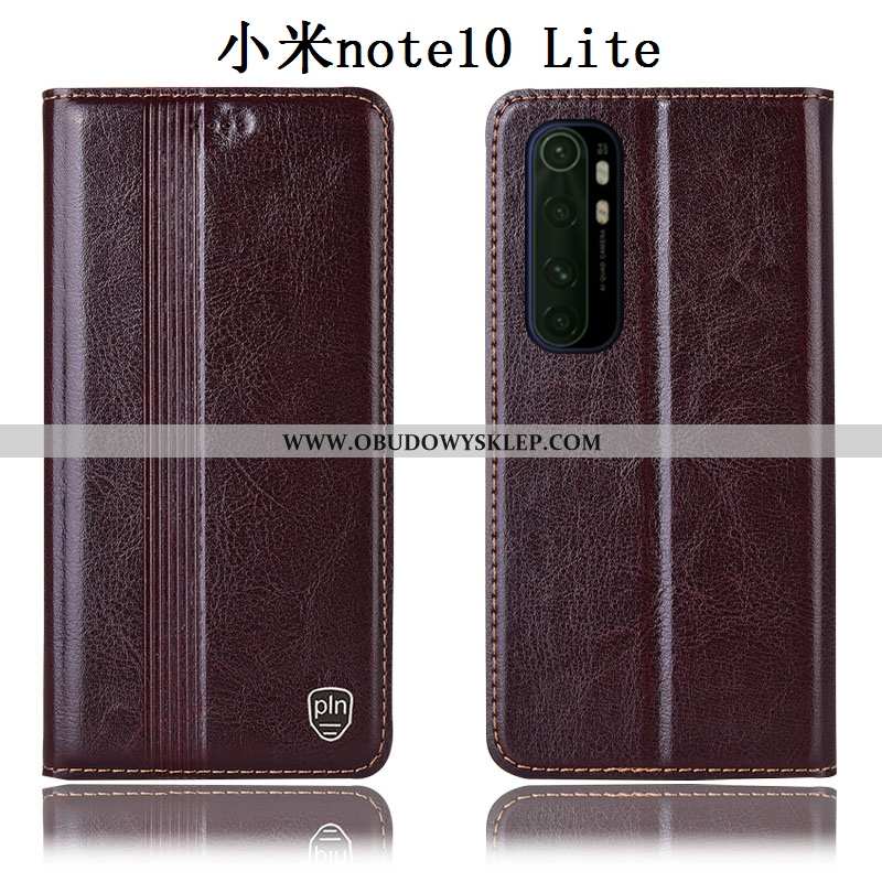Futerał Xiaomi Mi Note 10 Lite Ochraniacz Mały, Pokrowce Xiaomi Mi Note 10 Lite Prawdziwa Skóra Obud