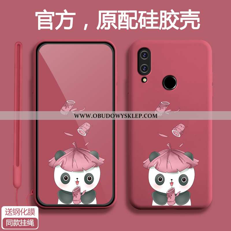 Futerał Xiaomi Redmi 7 Miękki Anti-fall Czerwony Netto, Pokrowce Xiaomi Redmi 7 Silikonowe Nowy Nieb