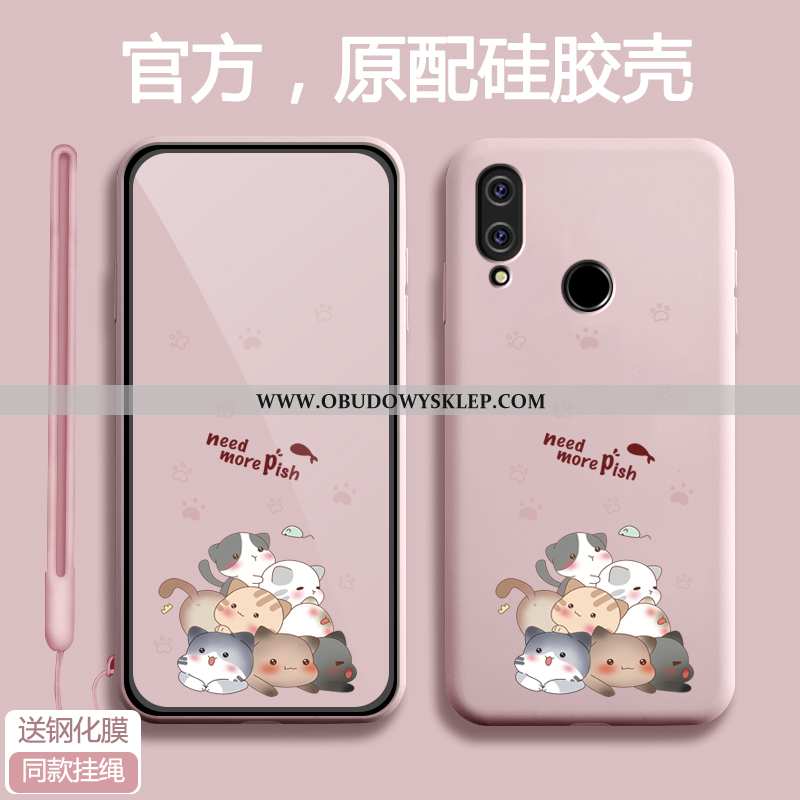 Futerał Xiaomi Redmi 7 Miękki Anti-fall Czerwony Netto, Pokrowce Xiaomi Redmi 7 Silikonowe Nowy Nieb