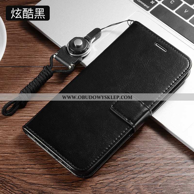Futerał Xiaomi Redmi 8 Silikonowe Skórzane Etui Anti-fall, Pokrowce Xiaomi Redmi 8 Ochraniacz Czarna
