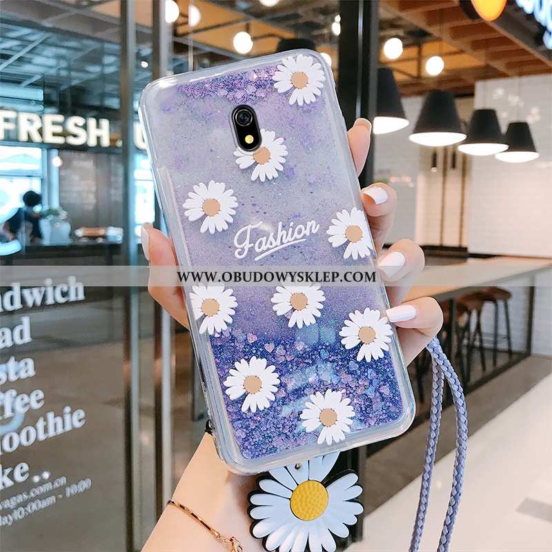 Futerał Xiaomi Redmi 8a Trendy Ochraniacz Stokrotka, Pokrowce Xiaomi Redmi 8a Silikonowe Quicksand F
