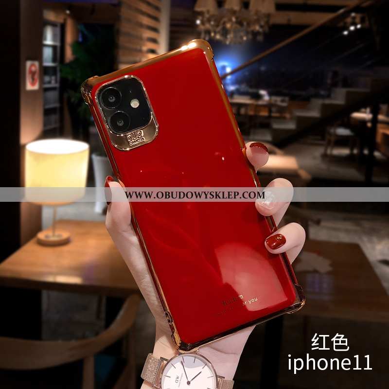 Futerał iPhone 11 Luksusowy Etui Wysoki Koniec, Pokrowce iPhone 11 Osobowość Trendy Rozowa