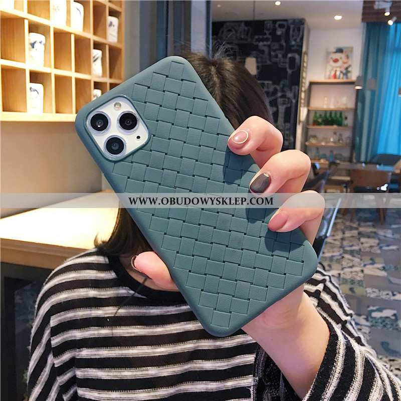 Futerał iPhone 11 Pro Silikonowe Przeplatane Czarny, Pokrowce iPhone 11 Pro Ochraniacz Chłodzenie Cz