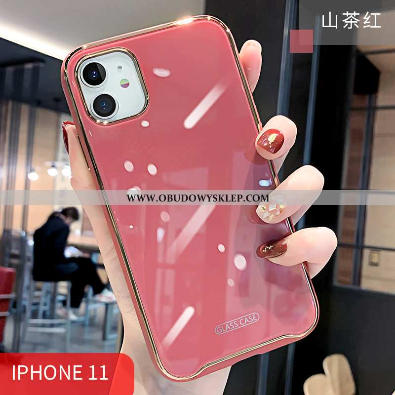 Futerał iPhone 11 Szkło Silikonowe Anti-fall, Pokrowce iPhone 11 Miękki Etui Zielone