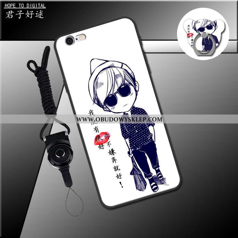 Futerał iPhone 6/6s Miękki Telefon Komórkowy, Pokrowce iPhone 6/6s Etui Czarny Czarna