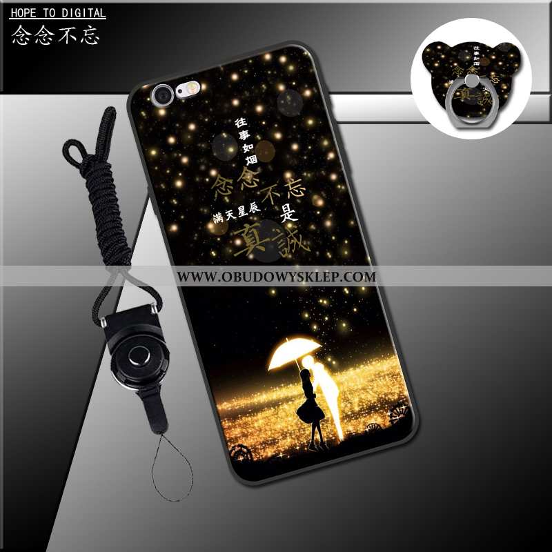 Futerał iPhone 6/6s Miękki Telefon Komórkowy, Pokrowce iPhone 6/6s Etui Czarny Czarna