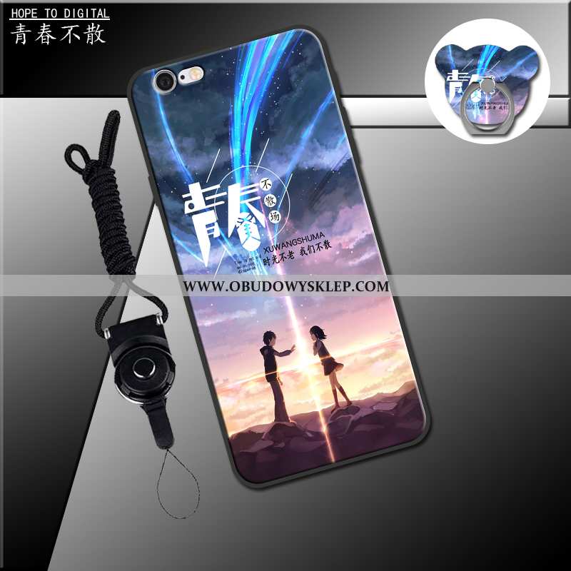 Futerał iPhone 6/6s Miękki Telefon Komórkowy, Pokrowce iPhone 6/6s Etui Czarny Czarna