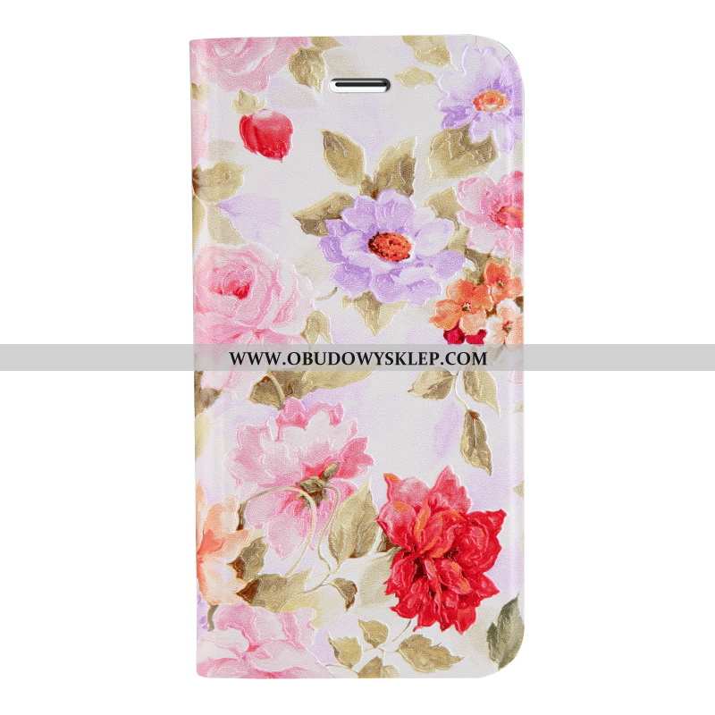 Futerał iPhone 8 Relief Skórzane Etui Obudowa, Pokrowce iPhone 8 Kreskówka Anti-fall Czerwona
