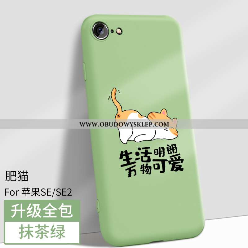 Futerał iPhone Se (nouveau) Ochraniacz Anti-fall, Pokrowce iPhone Se (nouveau) Nubuku Kreatywne Ziel