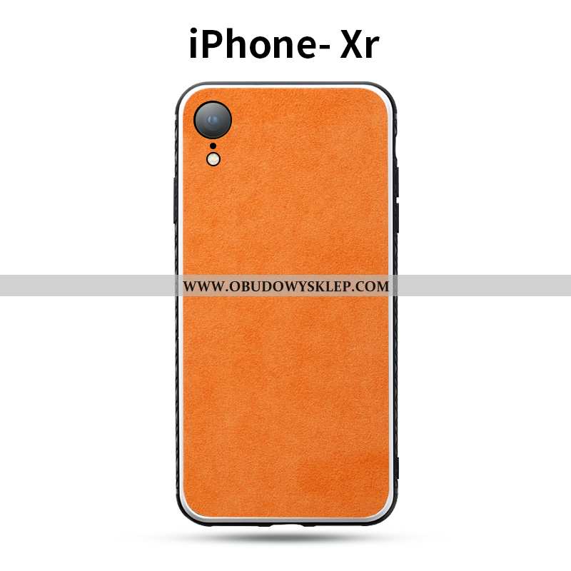 Futerał iPhone Xr Wzór Czerwony Netto Futerał, Pokrowce iPhone Xr Trendy Skórzane Etui Czerwona