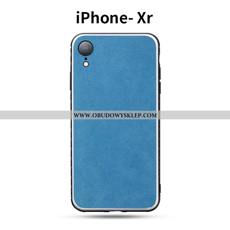 Futerał iPhone Xr Wzór Czerwony Netto Futerał, Pokrowce iPhone Xr Trendy Skórzane Etui Czerwona