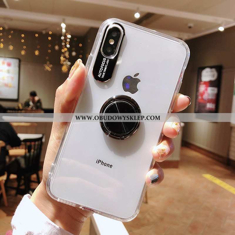 Futerał iPhone Xs Max Kreatywne Ciemno Niebieski Wspornik, Pokrowce iPhone Xs Max Miękki Magnetyzm G