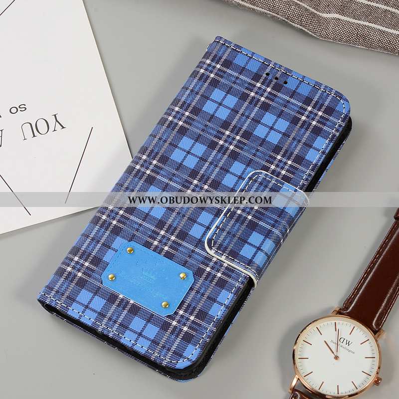 Futerał iPhone Xs Portfel Niebieski Nowy, Pokrowce iPhone Xs Trendy Brytyjski Niebieska