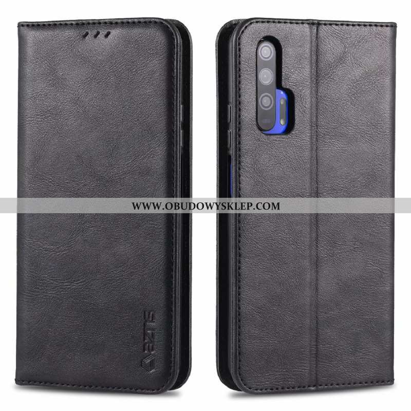 Obudowa Honor 20 Pro Skórzane Etui Futerał Brązowy, Honor 20 Pro Miękki Telefon Komórkowy Kawowy